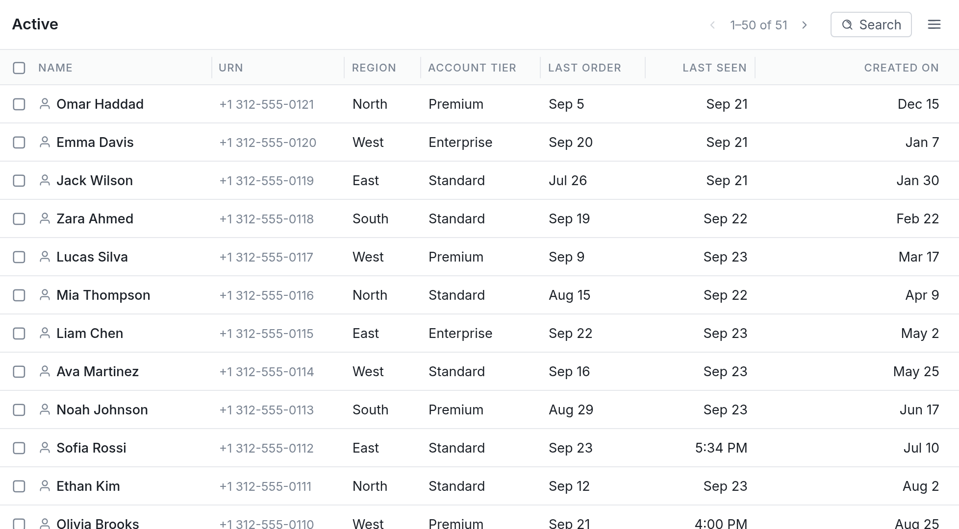 Contact database your way