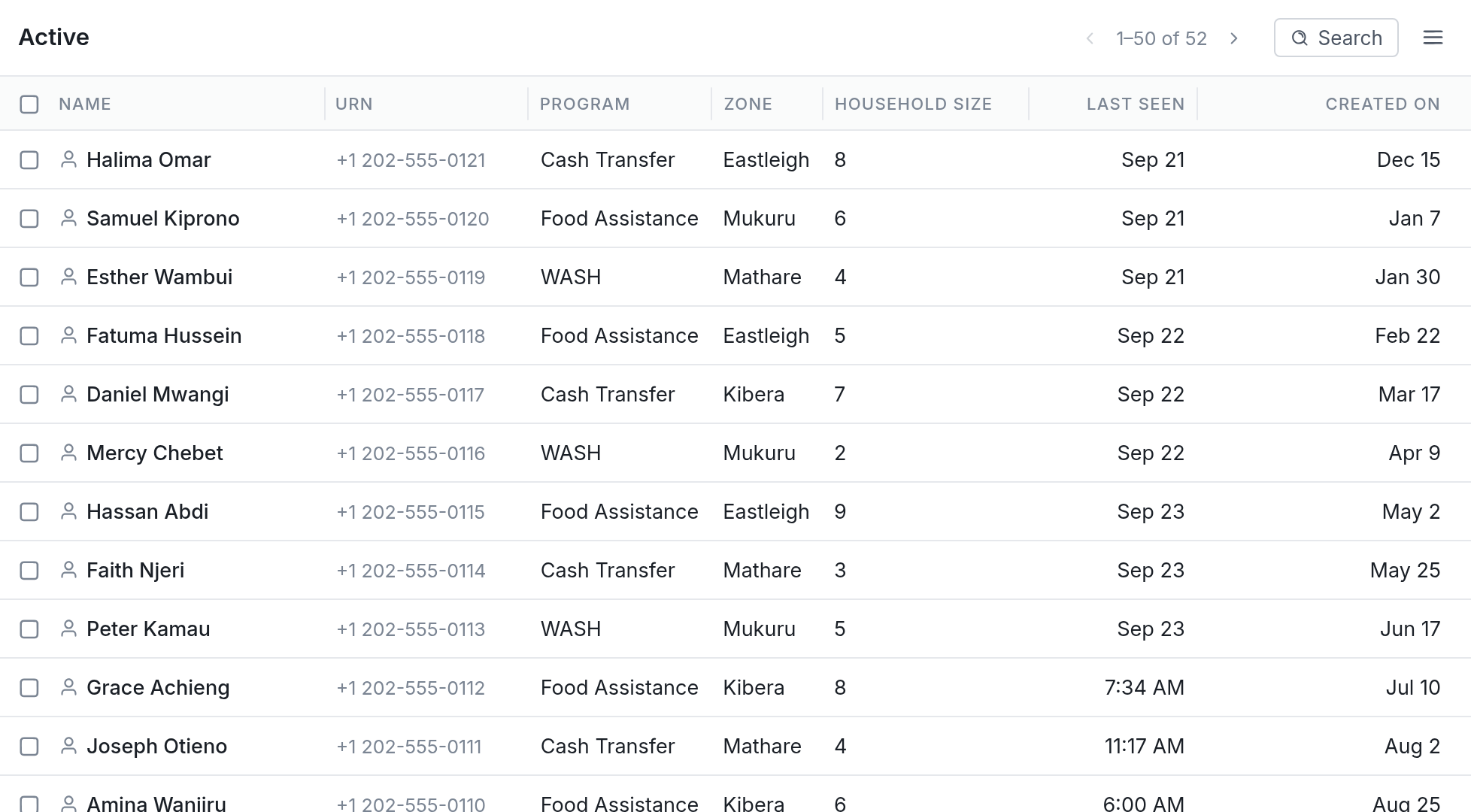 A contact database built for work in the field.